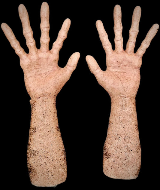 realistic silicone alien hands / arms / sleeves alien mask
