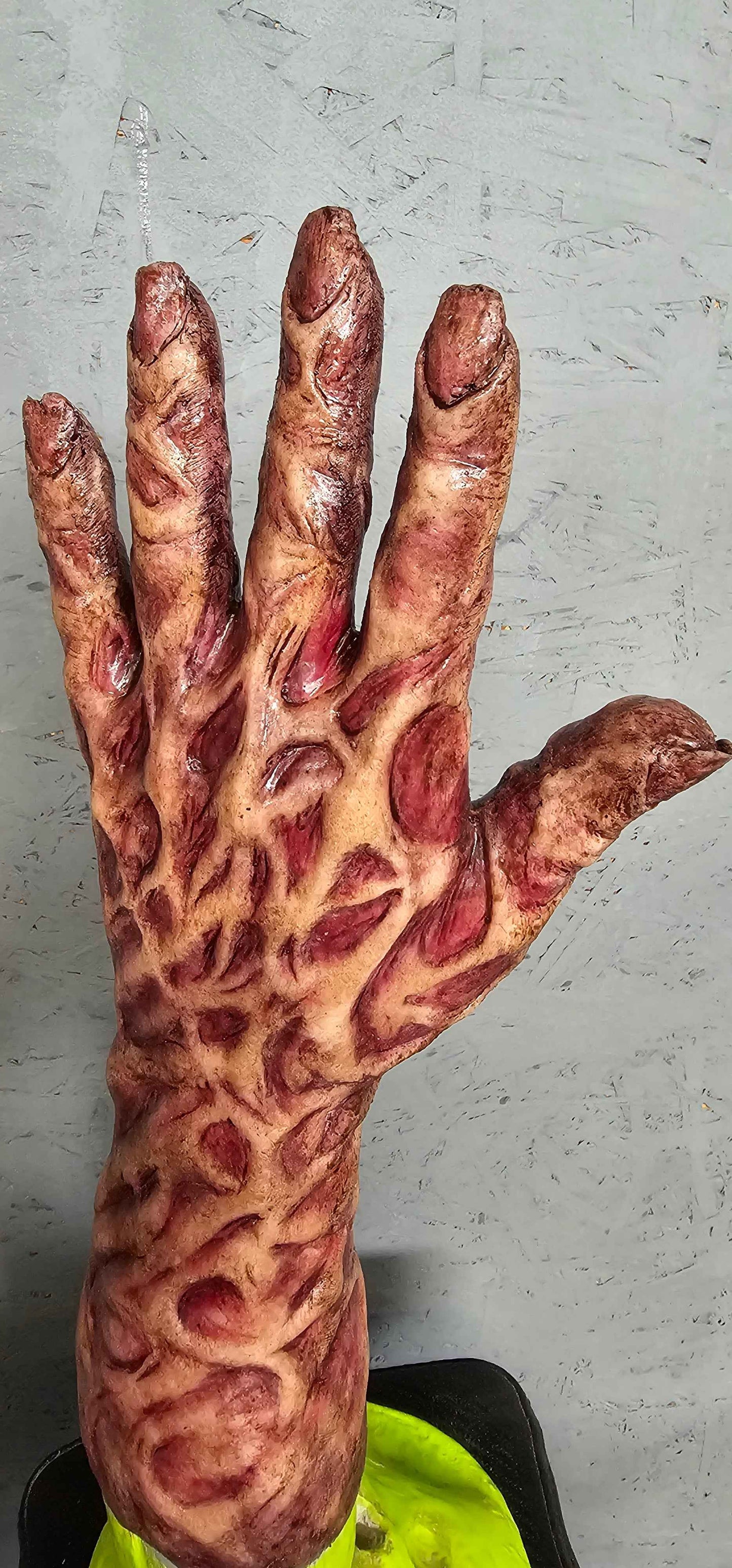 Freddy lookalike silicone sleeve 'Burnie' burnt Left Hand
