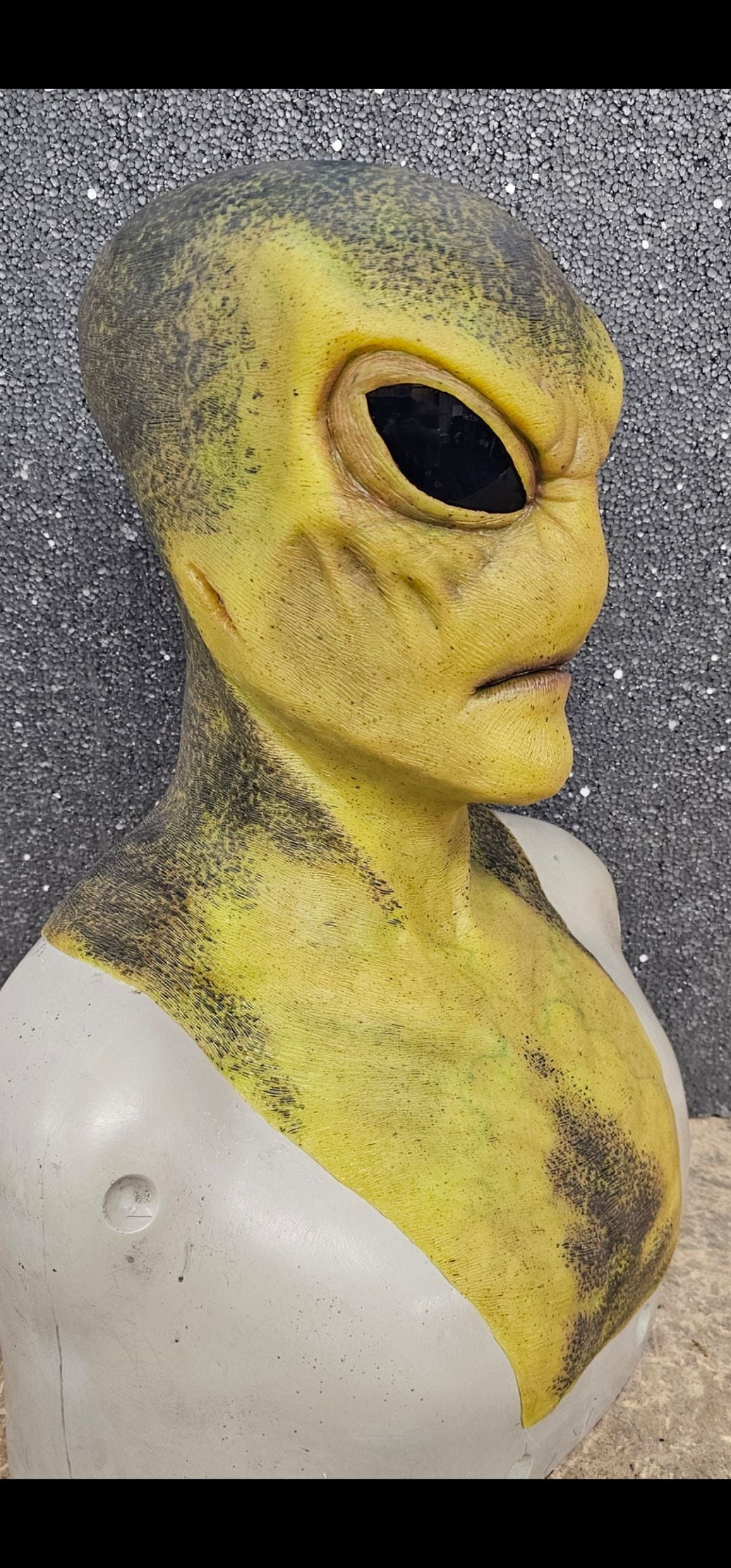 Lifelike Silicone Alien Mask