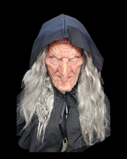 Mother-in-law silicone mask witch old woman realistic elderly horror female film quality in costume