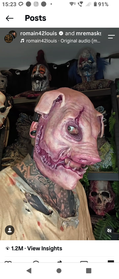 The Butcher – Silicone Pig Face Mask