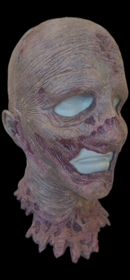 Creepy zombie mask with detailed texture