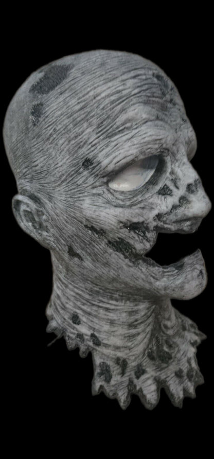 Gray-skinned, mummified-like creature silicone mask uk