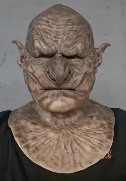 Realistic Silicone Orc Mask