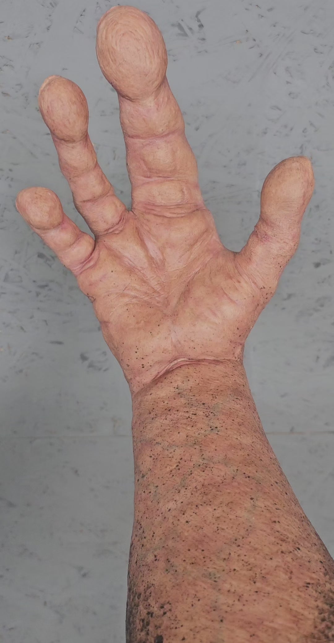 realistic silicone alien hands / arms / sleeves alien mask