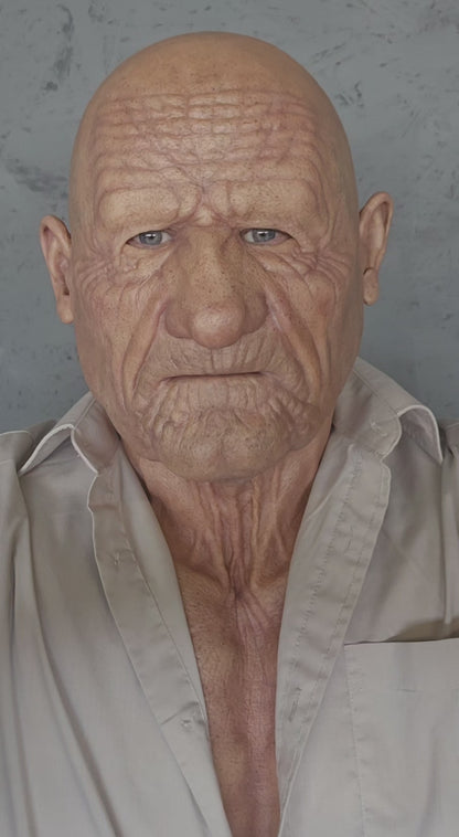 Albert – Realistic Old Man Silicone Mask